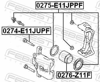 Piston, brake caliper 0276-Z11F - image 2