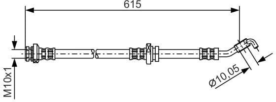 Brake Hose 1 987 476 362
