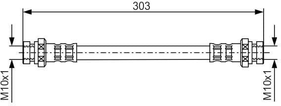 Brake Hose 1 987 481 164 - image 5