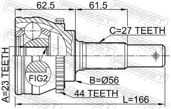 Joint Kit, drive shaft 0210-V10A44 - image 2