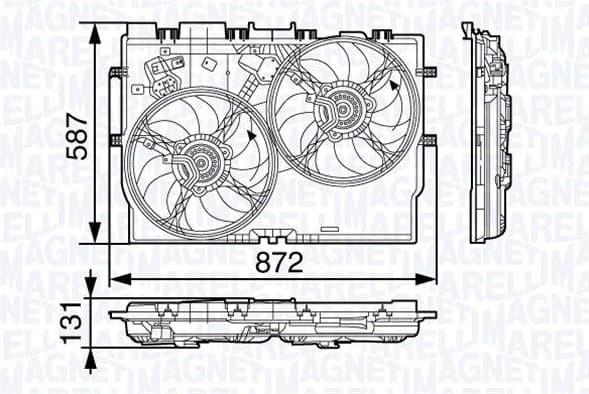 Fan, engine cooling 069422584010
