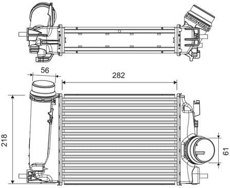 Charge Air Cooler 818293