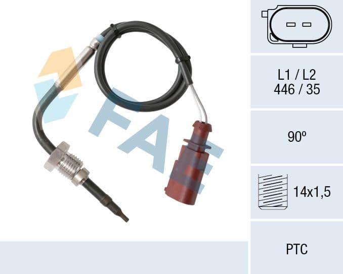 Sensor, exhaust gas temperature 68011