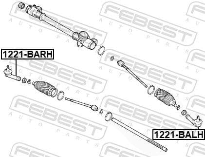 Tie Rod End 1221-B4LH - image 2