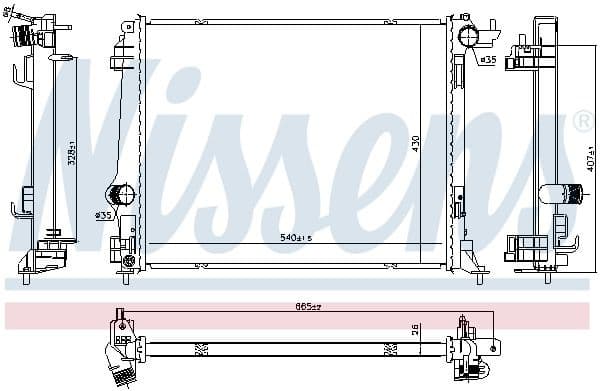Radiator, engine cooling 606761 - image 5