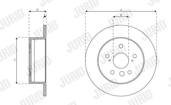 Brake Disc COAT+ 563627JC - image 2