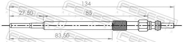 Glow Plug 27642-001 - image 2