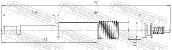 Glow Plug 25642-006 - image 2