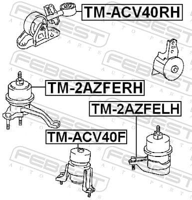 Mounting, engine TM-2AZFERH - image 2