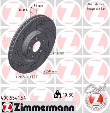 Brake Disc BLACK Z 400.5541.54