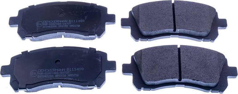 Brake Pad Set, disc brake B111409