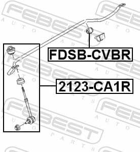 Mounting, stabiliser bar FDSB-CBVR - image 2