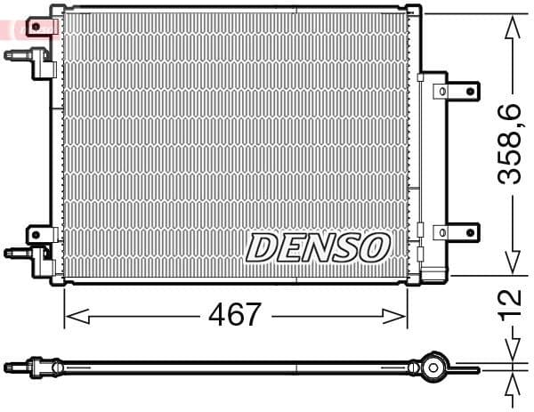 Condenser, air conditioning DCN20046