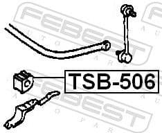Mounting, stabiliser bar TSB-506 - image 2