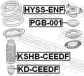 Rubber Buffer, suspension KD-CEEDF - image 2