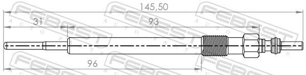 Glow Plug 18642-004 - image 2