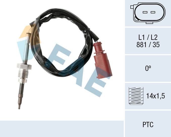 Sensor, exhaust gas temperature 68017