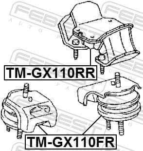 Mounting, engine TM-GX110FR - image 2