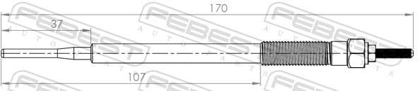 Glow Plug 01642-001 - image 2