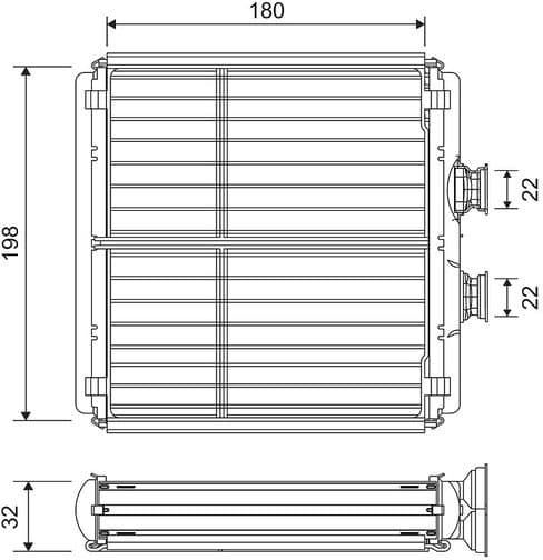 Heat Exchanger, interior heating 811508