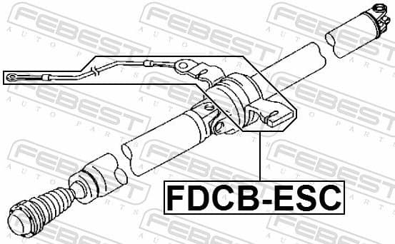Bearing, propshaft centre bearing FDCB-ESC - image 2