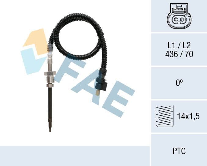 Sensor, exhaust gas temperature 68060