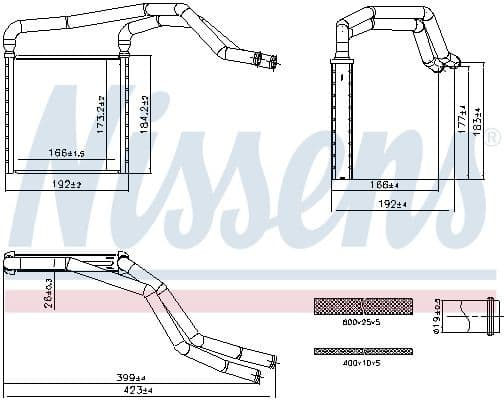 Heat Exchanger, interior heating 707298
