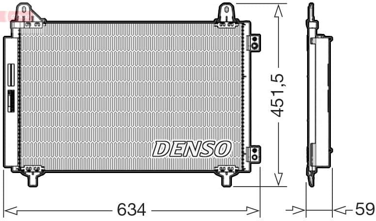 Condenser, air conditioning DCN21034