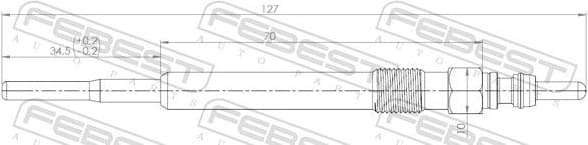 Glow Plug 23642-006 - image 2