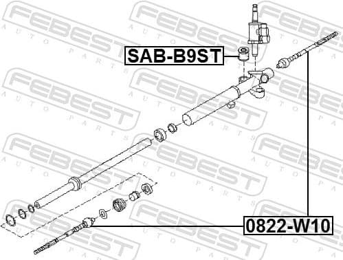 Inner Tie Rod 0822-W10 - image 2