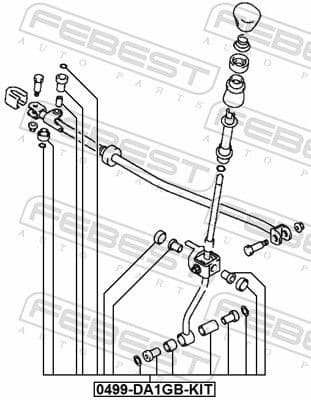 Bearing, selector-/shift rod 0499-DA1GB-KIT - image 2