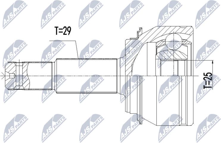 Joint Kit, drive shaft NPZ-RE-061