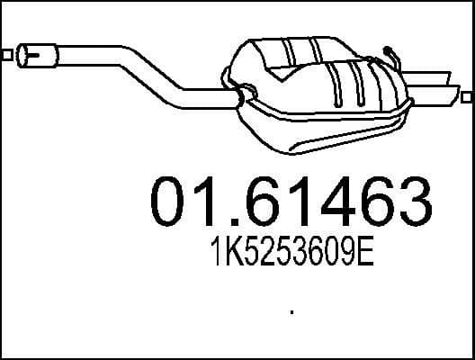 Rear Muffler 01.61463