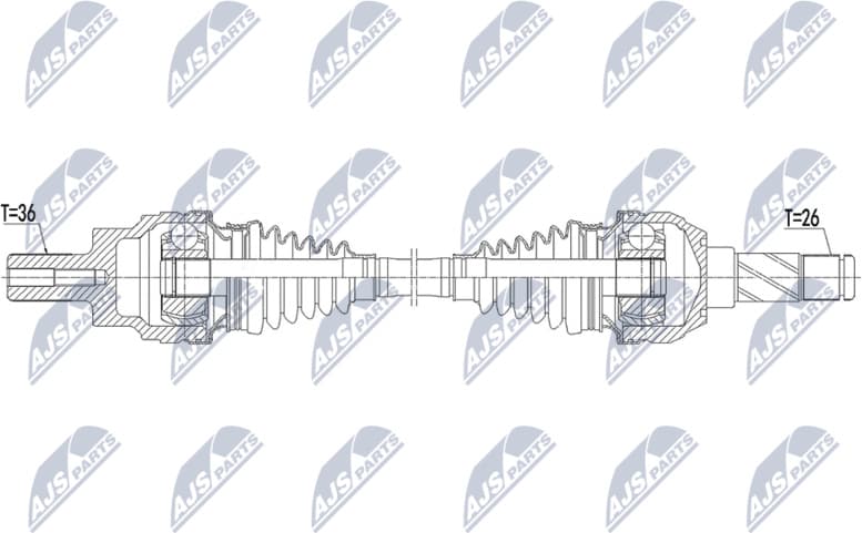 Drive Shaft NPW-VV-144