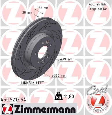 Brake Disc BLACK Z 450.5213.54