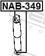 Bush, shock absorber NAB-349 - image 2