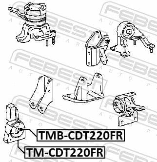 Mounting, engine TMB-CDT220FR - image 2
