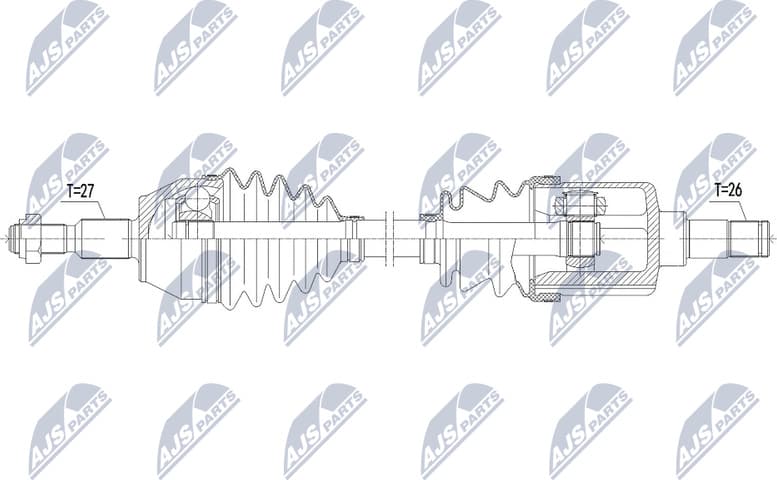 Drive Shaft NPW-FR-151