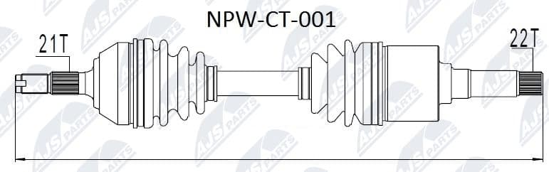 Drive Shaft NPW-CT-001