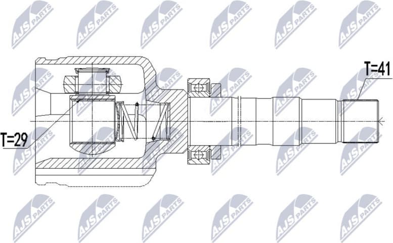 Joint Kit, drive shaft NPW-FT-040