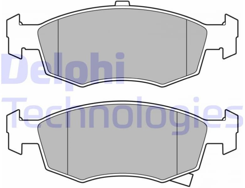 Brake Pad Set, disc brake LP3668