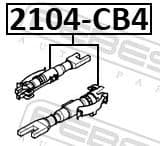 Adjuster Set, drum brake 2104-CB4 - image 2