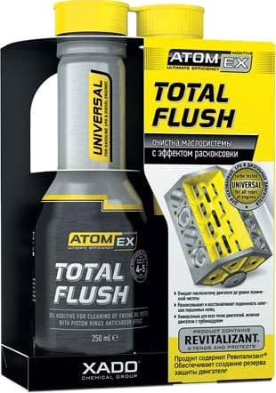 Priedas ATOMEX Total flush, variklio alyvos sistemos ploviklis 250ml - image 2