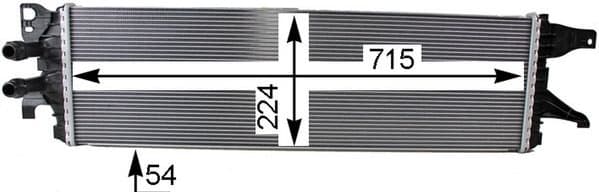 Low Temperature Cooler, charge air cooler BEHR *** PREMIUM LINE *** CIR 8 000P - image 2