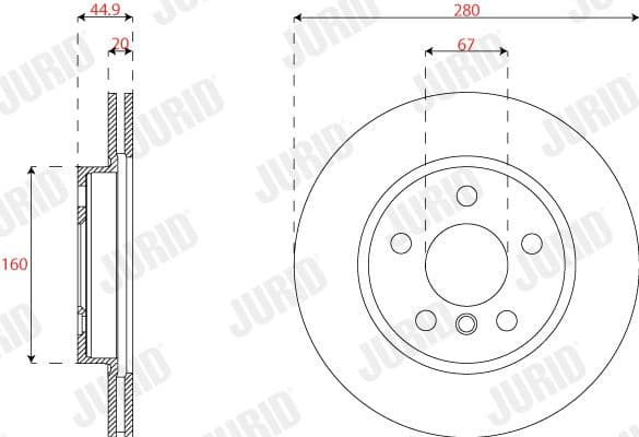 Brake Disc COAT+ 563291JC - image 2