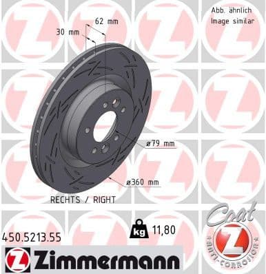 Brake Disc BLACK Z 450.5213.55