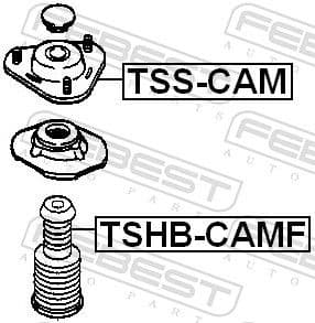 Protective Cap/Bellow, shock absorber TSHB-CAMF - image 2