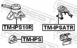 Mounting, engine TM-IPS10R - image 2