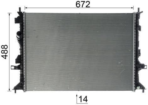 Radiator, engine cooling BEHR *** PREMIUM LINE *** CR 952 000P - image 10