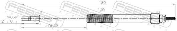 Glow Plug 02642-003 - image 2